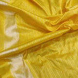 Yellow Colour Pure Katan Silk Handwoven Banarasi Saree