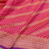 Pink Color Ektara Katan Silk Handwoven Banarasi Saree