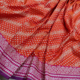Red Color Ektara Katan Silk Handwoven Banarasi Saree