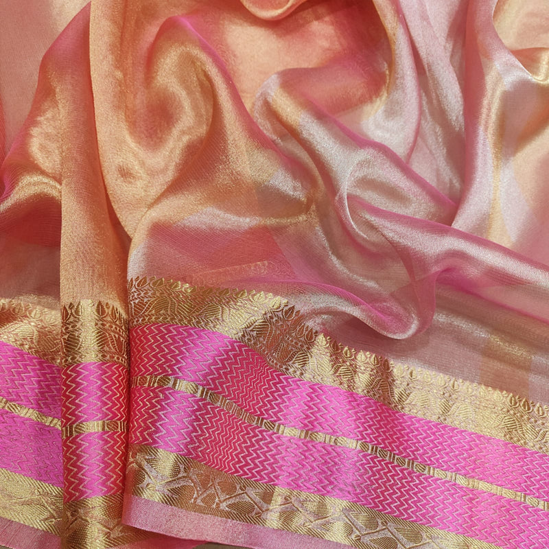 Pure Tissue Silk Handwoven Banarasi Saree