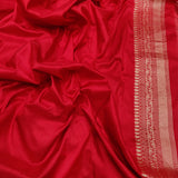 Cream Colour Pure Katan Silk Handwoven Banarasi Saree