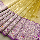 Pure Tissue Silk Handwoven Banarasi Saree