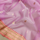 Pure Kora Silk Handwoven Banarasi Saree