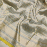 Pure Katan Silk Handwoven Tanchoi Banarasi Saree