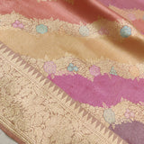 Pure Katan Silk By Tissue Handwoven Banarasi Saree