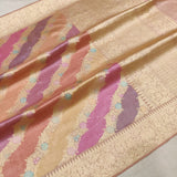 Pure Katan Silk By Tissue Handwoven Banarasi Saree
