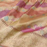 Pure Katan Silk By Tissue Handwoven Banarasi Saree