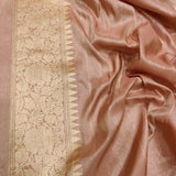 Pure Katan Silk By Tissue Handwoven Banarasi Saree