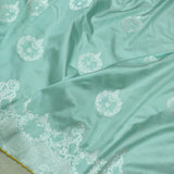 Pastel Color Katan Silk Handwoven Banarasi Saree