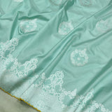 Pastel Color Katan Silk Handwoven Banarasi Saree