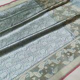Pure Katan Silk Handwoven Tanchoi Banarasi Saree