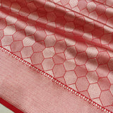 Red Colour Pure Katan Silk Handwoven Tanchoi Banarasi Saree