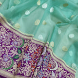 Pure Kora Silk Handwoven Banarasi Saree