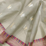 Pure Kora Silk Handwoven Banarasi Saree