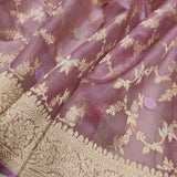 Pure Kora Silk Handwoven Banarasi jungla Saree