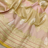 Multicolor Pure Katan Silk Handwoven Banarasi Saree