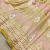 Multicolor Pure Katan Silk Handwoven Banarasi Saree