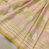 Multicolor Pure Katan Silk Handwoven Banarasi Saree