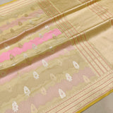 Multicolor Pure Katan Silk Handwoven Banarasi Saree