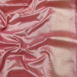 Off White Pure Katan Silk Handwoven Banarasi Saree