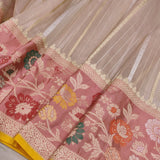 Pure Kora Silk Handwoven Banarasi Saree