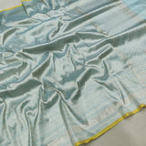 Pure Katan Silk Handwoven Tanchoi Banarasi Saree