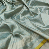 Pure Katan Silk Handwoven Tanchoi Banarasi Saree