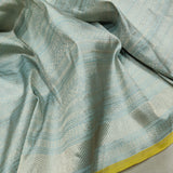 Pure Katan Silk Handwoven Tanchoi Banarasi Saree