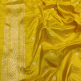Pure Katan Silk Handwoven Tanchoi Banarasi Saree