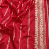 Yellow Color Pure Kora Silk Handwoven Banarasi Saree