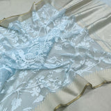 Pure Kora Net Handwoven Banarasi Saree
