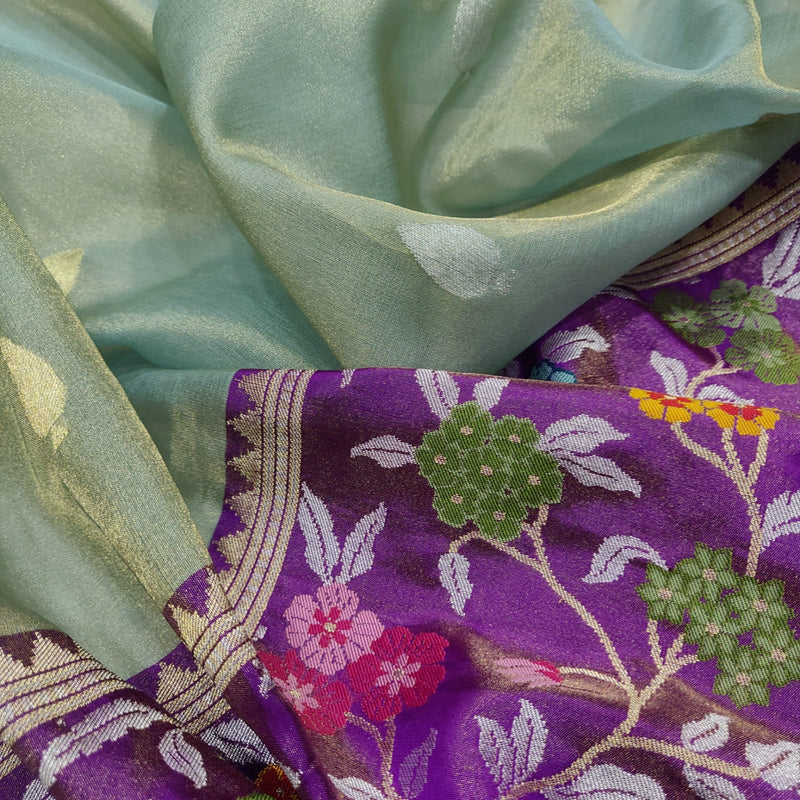 Pure Tissue Silk Handwoven Banarasi Saree