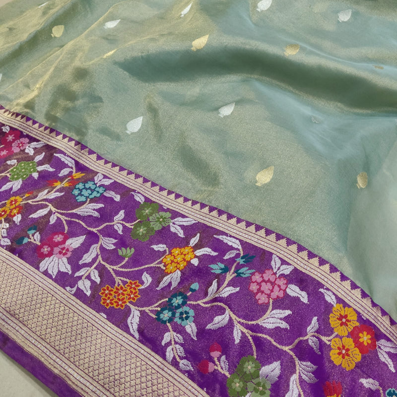 Pure Tissue Silk Handwoven Banarasi Saree