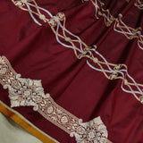 Brown Colour Pure Katan Silk Handwoven Banarasi Saree