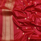 Pure Katan Silk Handwoven Tanchoi Banarasi Saree