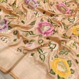 Pure Katan Silk Handwoven Banarasi Saree