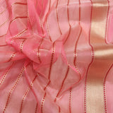 Multicolor Pure Kora Silk Handwoven Banarasi Saree