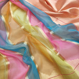 Multicolor Pure Kora Silk Handwoven Banarasi Saree