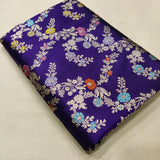 Purple Colour Pure Katan Silk Handwoven Banarasi Saree