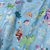 Sky Blue Colour Katan Silk Handwoven Banarasi Saree