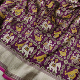 Pure Katan Silk Handwoven Banarasi Saree