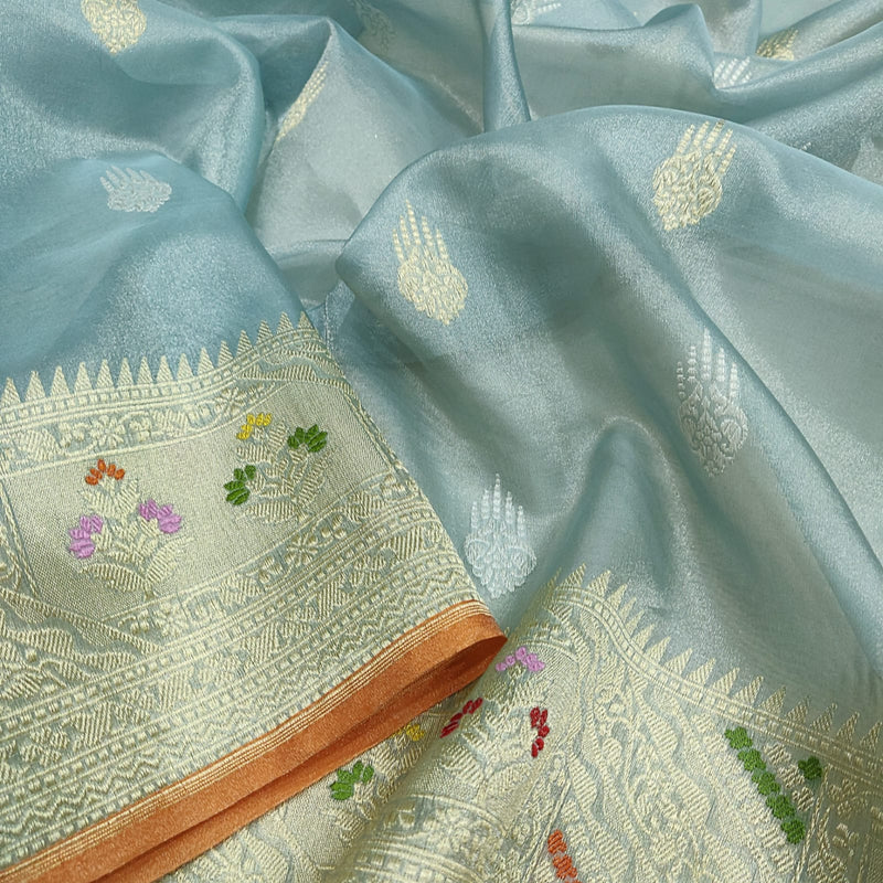 Pure Tissue Silk Handwoven Banarasi Saree