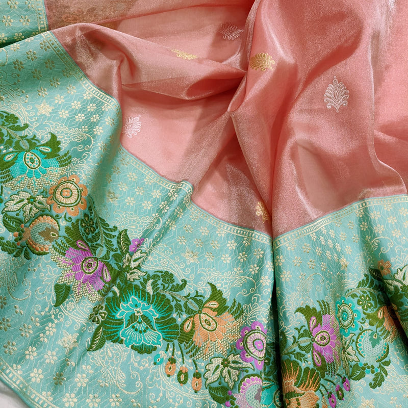 Pure Tissue Silk Handwoven Banarasi Saree