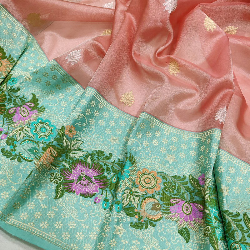 Pure Tissue Silk Handwoven Banarasi Saree