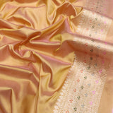 Yellow Color Pure Katan Silk Handwoven Banarasi Saree