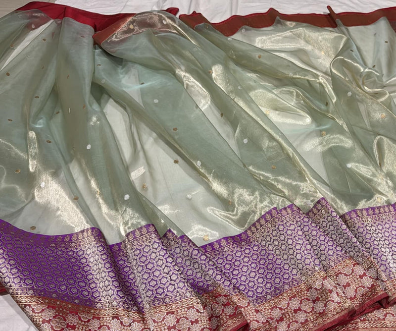 Pure Tissue Silk Handwoven Banarasi Saree