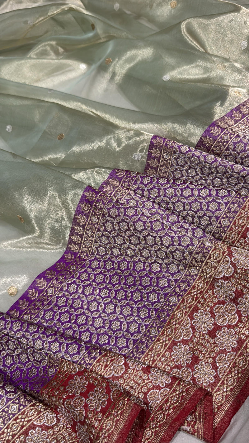 Pure Tissue Silk Handwoven Banarasi Saree