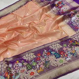 Pure Tissue Silk Handwoven Banarasi Saree