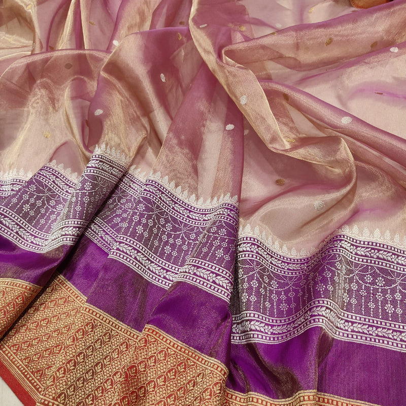 Pure Tissue Silk Handwoven Banarasi Saree