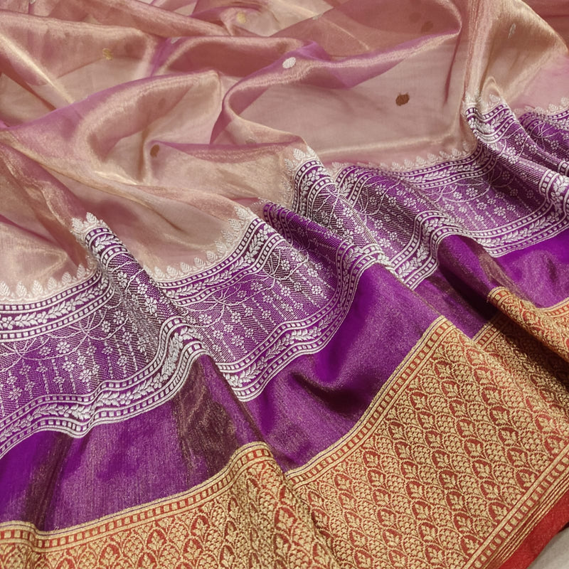 Pure Tissue Silk Handwoven Banarasi Saree